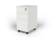 Agile Slimline Mobile Drawer Unit White Powdercoat