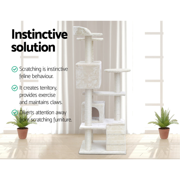 134cm Cat Scratching Post House Furniture Wood
