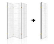Artiss 4 Panel Wooden Room Divider - White