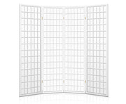 Artiss 4 Panel Wooden Room Divider - White