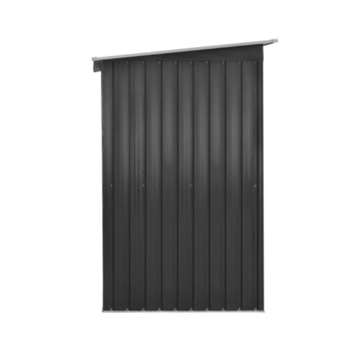 Giantz 2.38 x 1.31m Steel Base Garden Shed - Grey