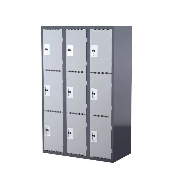 Steelco Heavy Duty School Lockers Triple Bank