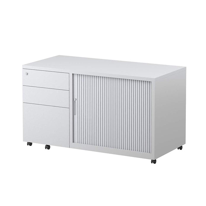 Steelco - Line Range Trimline Mobile Caddy White Satin Right