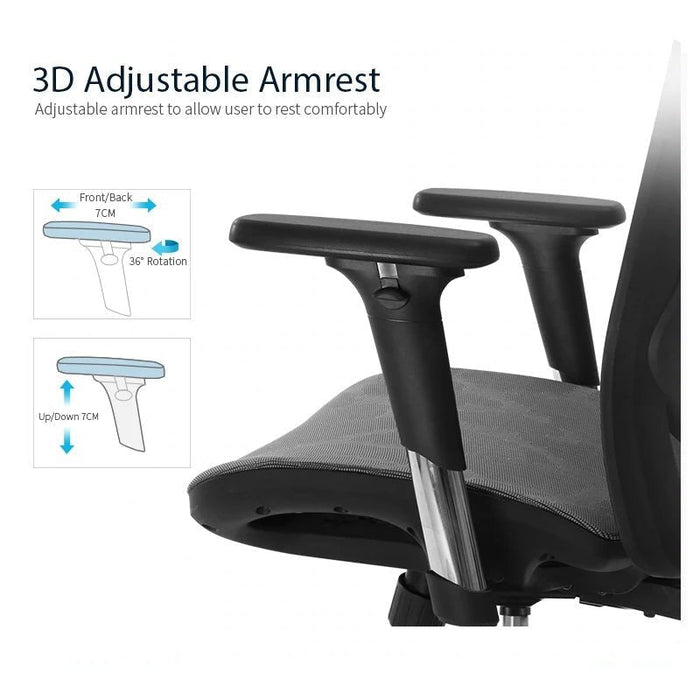 Sihoo M57 Ergonomic Office Chair, Computer Chair Desk Chair High Back Chair Breathable,3D Armrest and Lumbar Support