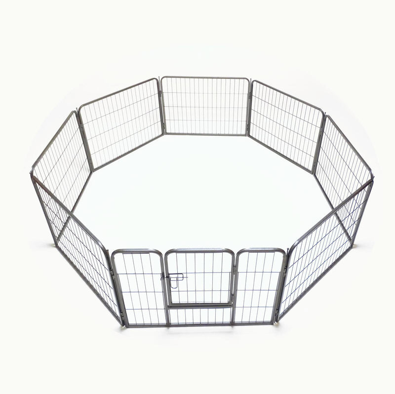 YES4PETS 2 X 8 Panel 60 cm Heavy Duty Pet Dog Puppy Cat Rabbit Exercise Playpen Fence