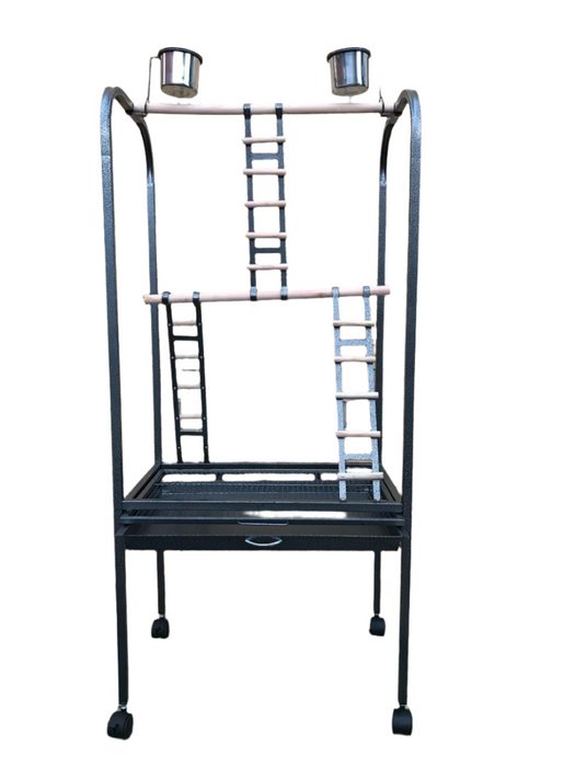 YES4PETS 140 CM Bird Parrot Canary Bird Play Stand Gym With Ladder