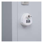 4-Door Vertical Locker for Office Gym Shed School Home Storage - 3-Digit Combination Lock