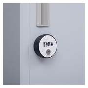 4-Door Vertical Locker for Office Gym Shed School Home Storage- 4-Digit Combination Lock