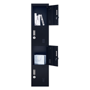 4-Door Vertical Locker for Office Gym Shed School Home Storage- 4-Digit Combination Lock