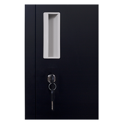 6-Door Locker for Office Gym Shed School Home Storage - Standard Lock with Keys