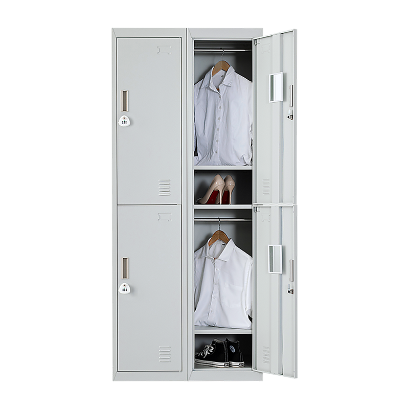 Four-Door Office Gym Shed Storage Locker-3-digit Combination Lock