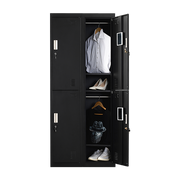 Four-Door Office Gym Shed Storage Locker- Standard Lock with 2 Keys