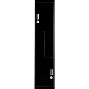 Two-Door L-shaped Office Gym Shed Storage Lockers - 3-Digit Combination Lock