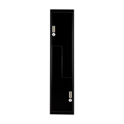 Two-Door L-shaped Office Gym Shed Storage Lockers - 4-Digit Combination Lock