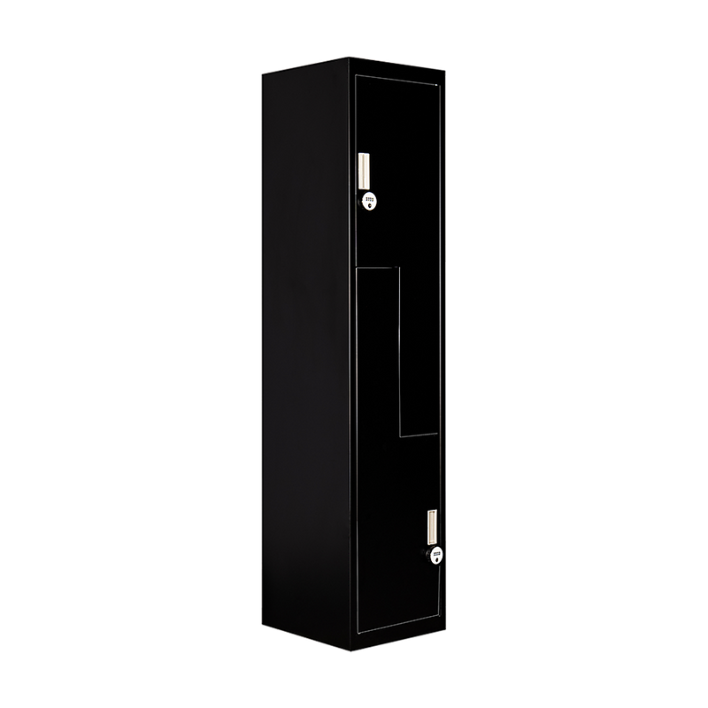 Two-Door L-shaped Office Gym Shed Storage Lockers - 4-Digit Combination Lock