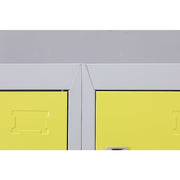 12-Door Locker for Office Gym Shed School Home Storage- 4-Digit Combination Lock