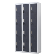 12-Door Locker for Office Gym Shed School Home Storage- 4-Digit Combination Lock