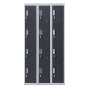 12-Door Locker for Office Gym Shed School Home Storage- 4-Digit Combination Lock