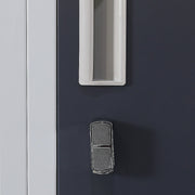 12-Door Locker for Office Gym Shed School Home Storage- 4-Digit Combination Lock