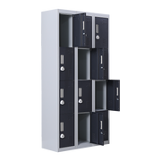 12-Door Locker for Office Gym Shed School Home Storage- 4-Digit Combination Lock