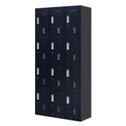 12-Door Locker for Office Gym Shed School Home Storage- 4-Digit Combination Lock