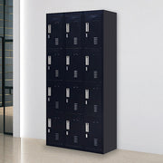 12-Door Locker for Office Gym Shed School Home Storage- 4-Digit Combination Lock