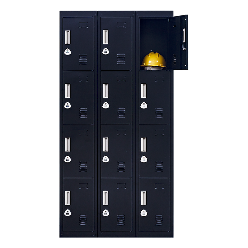 12-Door Locker for Office Gym Shed School Home Storage- 4-Digit Combination Lock