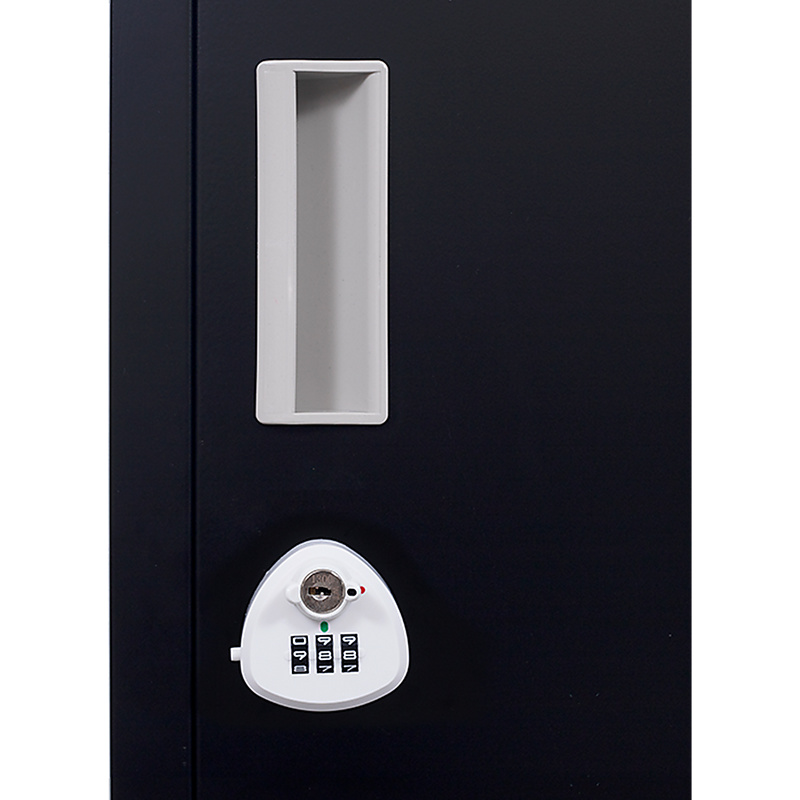 12-Door Locker for Office Gym Shed School Home Storage- 4-Digit Combination Lock