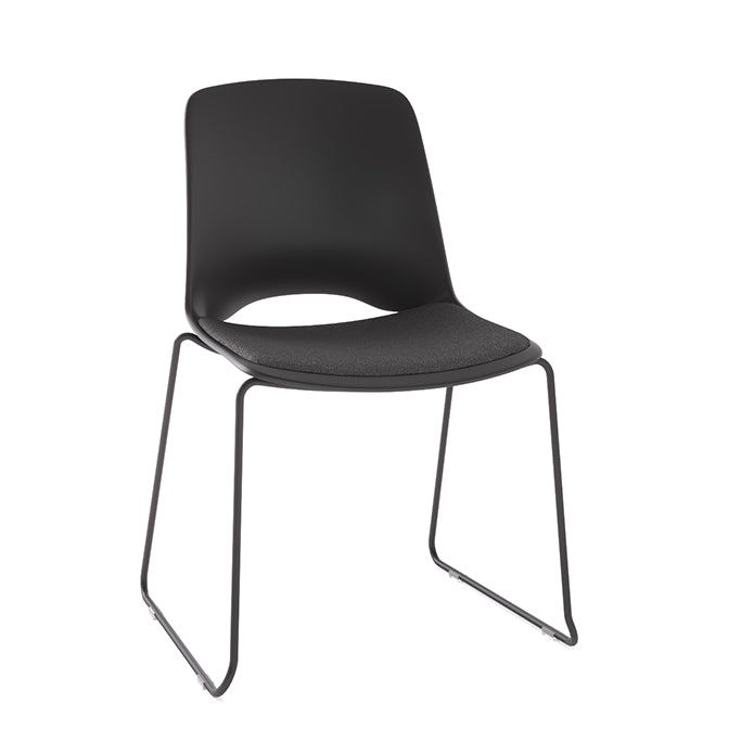 Vista Glide Chair Black Without Padded Seat