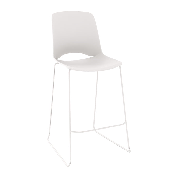 Vista Rise Chair Without Padded Seat White