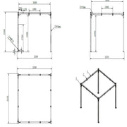 Morgan 8 Station Punch Bag Rack