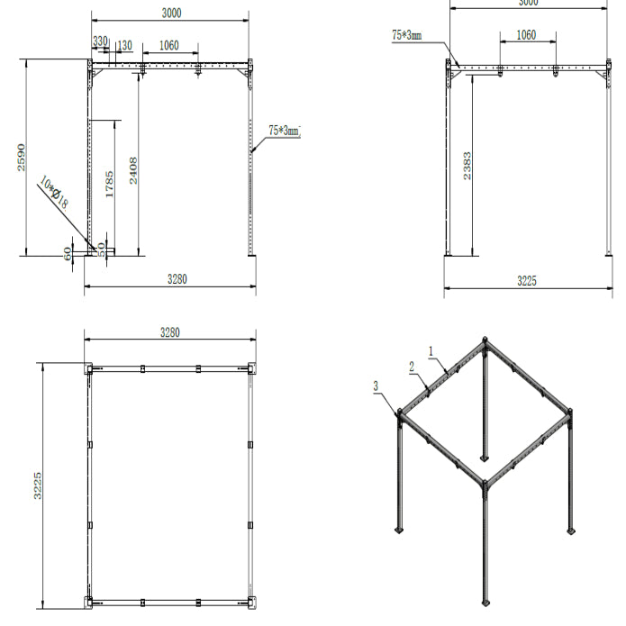 Morgan 8 Station Punch Bag Rack