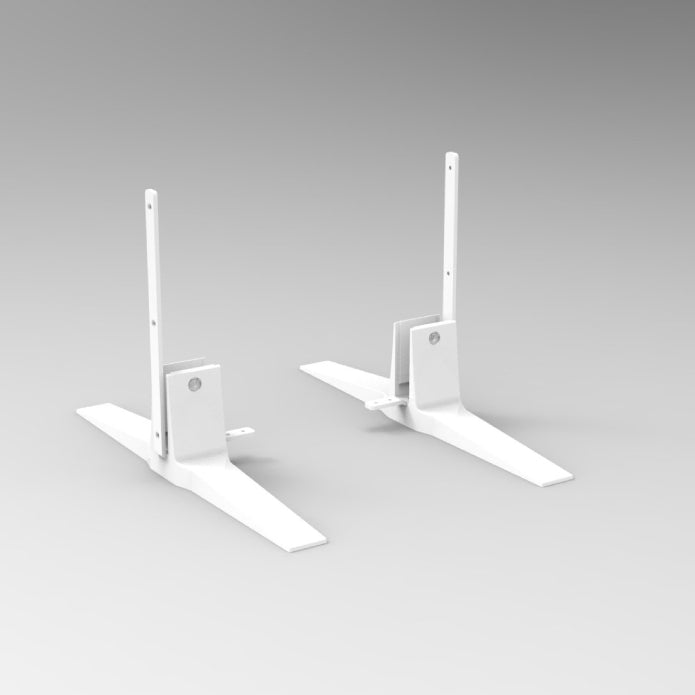 SHUSH30 Feet White Satin