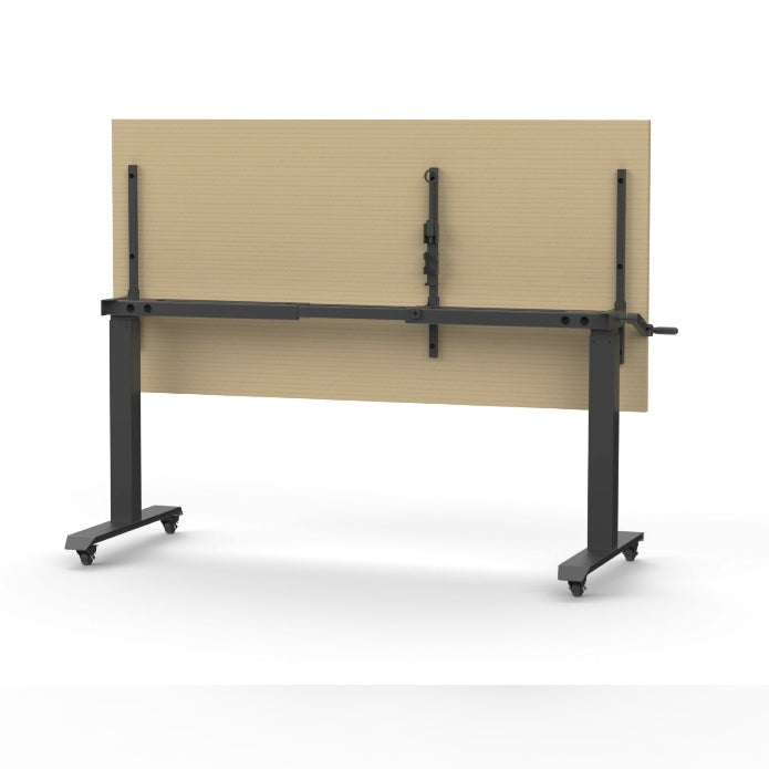 Boost Crank Flip Top Table Natural Oak Black P C