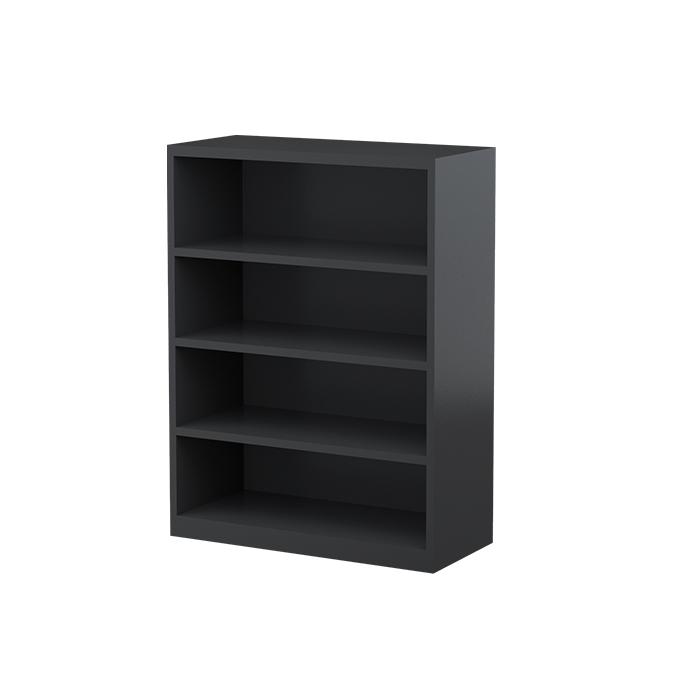 Steelco Bookcase 3 Shelves - 1200H x 900W x 400D Graphite Ripple