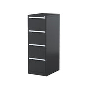Steelco Vertical Filing Cabinet Four Drawer Graphite Ripple