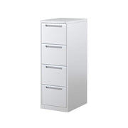Steelco Vertical Filing Cabinet Four Drawer White Satin