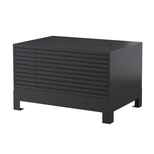 Steelco Heavy Duty Plan Cabinet 10 Drawer Unit with Stand