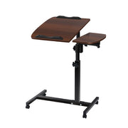 Artiss Laptop Computer Desk With Height Adjustable Stand Walnut