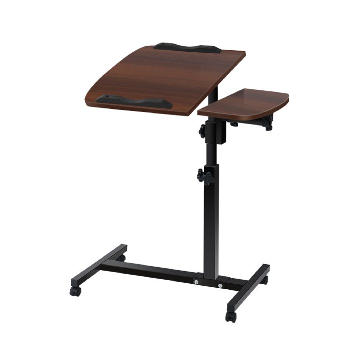 Artiss Laptop Computer Desk With Height Adjustable Stand Walnut