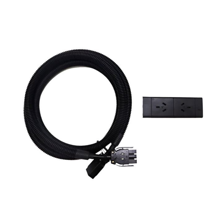 Boost+ Power & Data Black 2 x GPO No Data