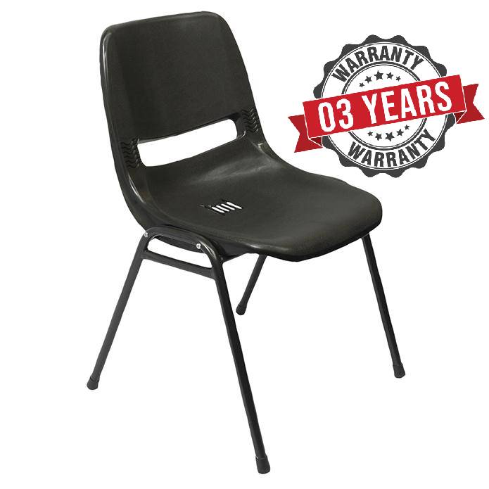 Rapidline Stacking Visitor Chair With Polypropylene Shell