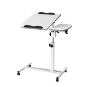 Artiss Laptop Computer Desk With Height Adjustable Stand White