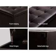 Artiss PU Leather Storage Ottoman