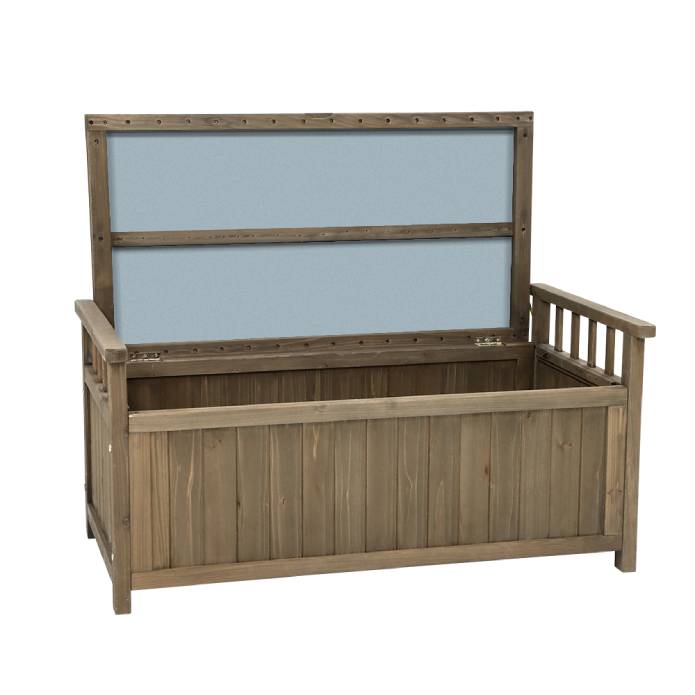 Gardeon Outdoor Storage Box Wooden Garden Bench Chest Toy Tool Sheds Furniture