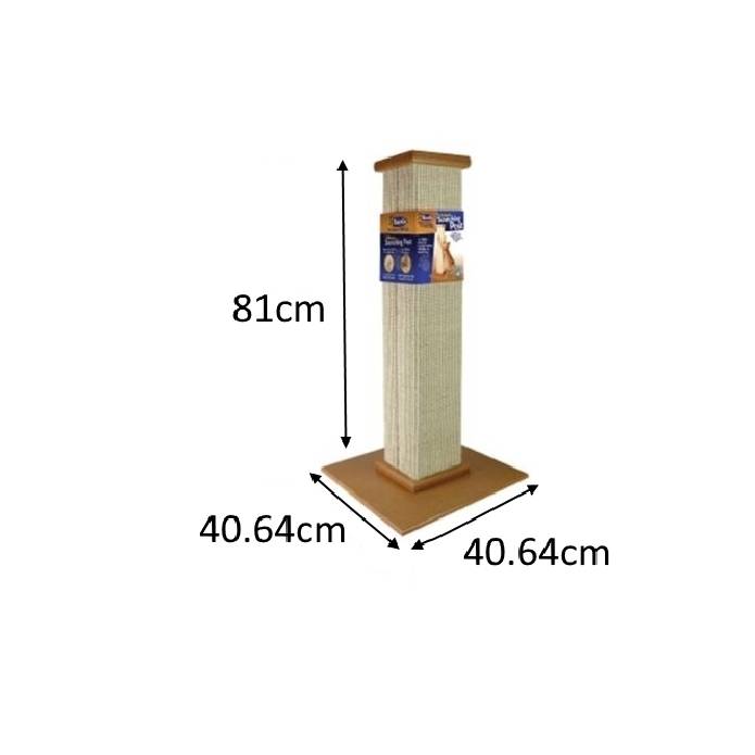 scratching post dimensions