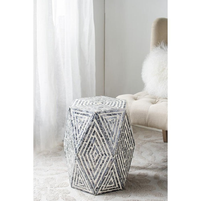 Oblique Shell Stool/Side Table