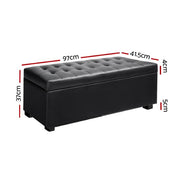 Artiss PU Leather Storage Ottoman