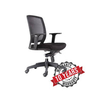Rapidline Hartley Mesh Back Adjustable Arms Ergonomic Office Task Chair