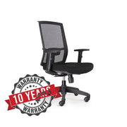 Rapidline Executive High Back Mesh Ergonomic Chair With Lumbar Support
